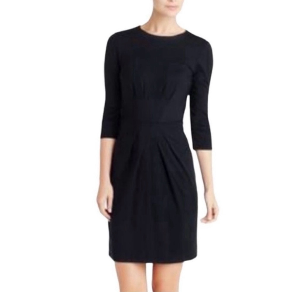 NWOT J. McLaughlin Mia Dress Size Small Catalina Cloth 3/4 Sleeve Stretch $225